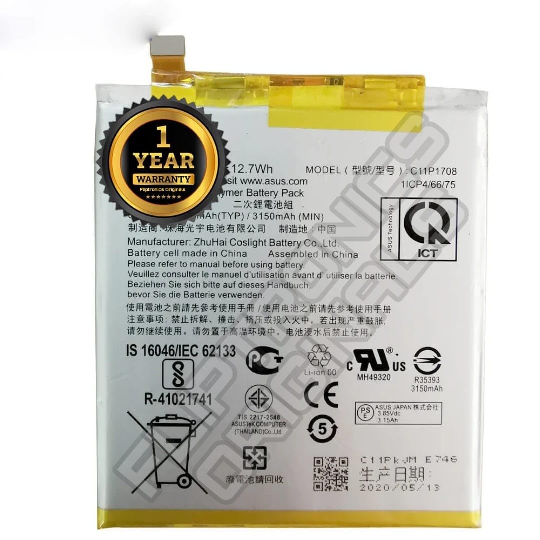 C11P1708 Battery for Asus Zenfone 5 5Z ZE620KL Battery with 1 Year Warranty**** (V125)-image-24