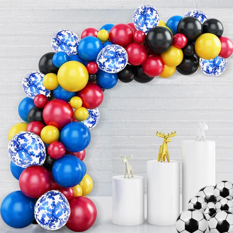 Decor FactoryBalloon Arch Kit with latex, confetti and foil balloons. Garland decorations for birthday party. Colorful balloons for any celebration. The lovely party decorations. UK Brand.