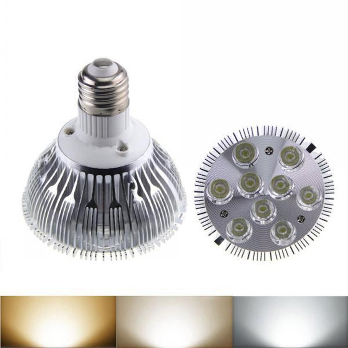 50PCS Warranty 3 Years 100-110LM W Par LED Bulb Par30 LED Light Dimmable 9W COB Spotlight Spot Lighting — view 4