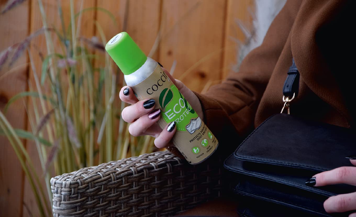 Coccine - Kit per la cura delle scarpe in camoscio e nabuk I Detergente spray impregnante I Prolunga la vita delle scarpe I Protegge i piedi dall'umidità