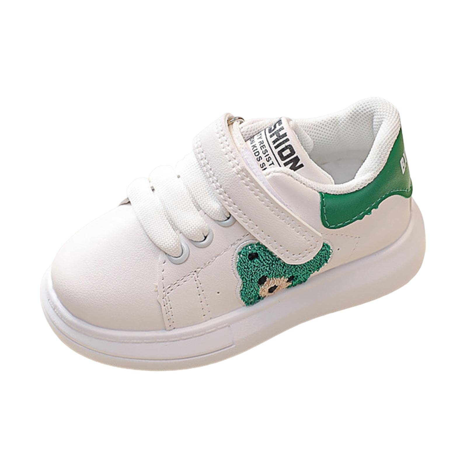 Soft Bottom Shoes Flat Shoes Waterproof Baby Shoes for Unisex Child Newborns 18cm green-image-29