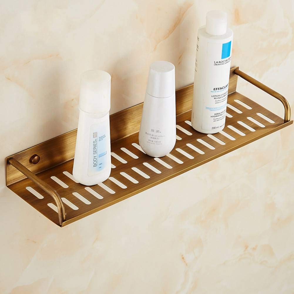 Bathroom Corner Stand Solid Brass 40Cm 50Cm Bath Corner Shelf Organizer Shower Caddy Storage Rack 1-Layer Bathroom Accessories