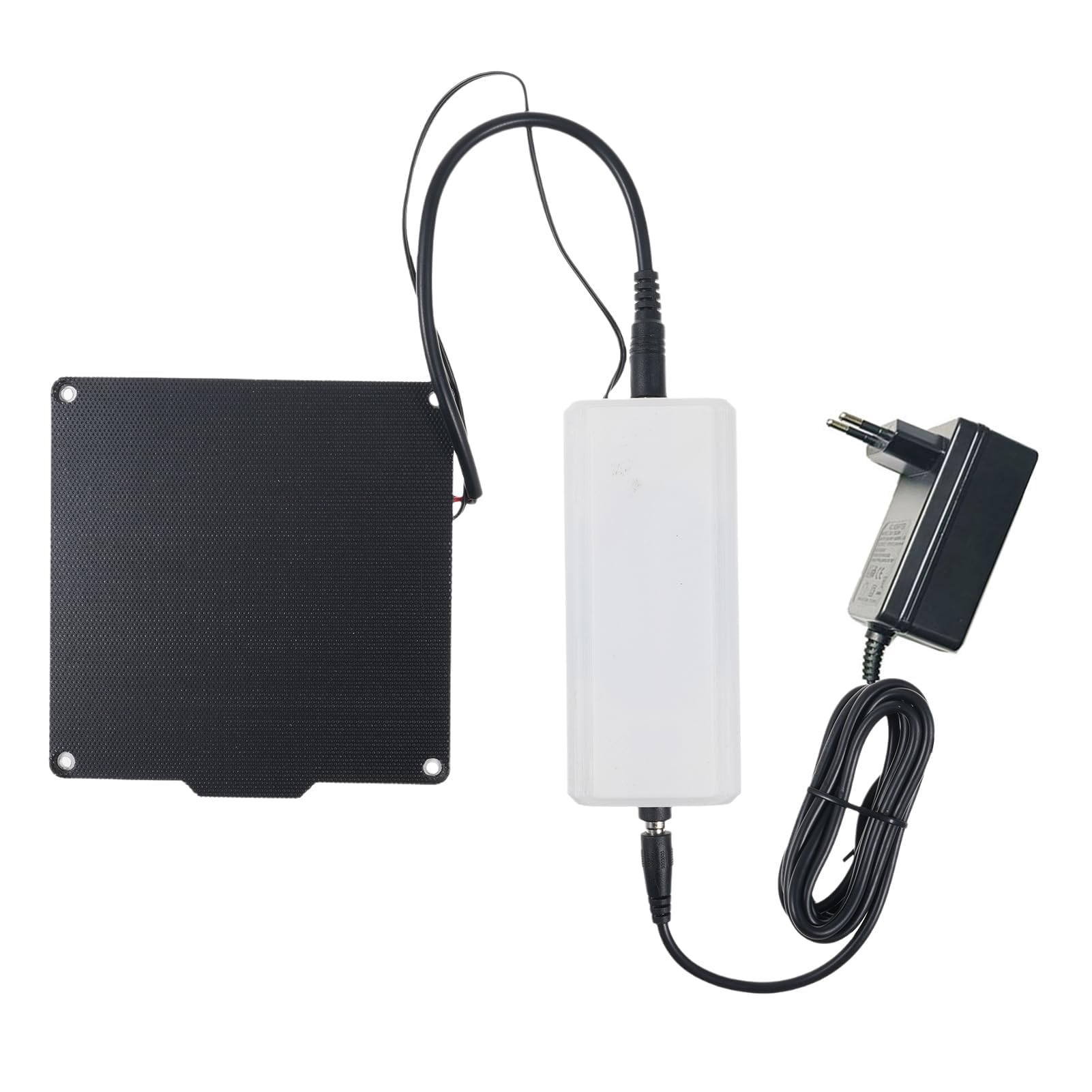 100x100 mm 30W Hochbett 3D -Drucker -Kit Magnetic Build Platte für EasyThreed K6/K7/K9 3D -Druckmaschine mit einem Netzkabel geeignet