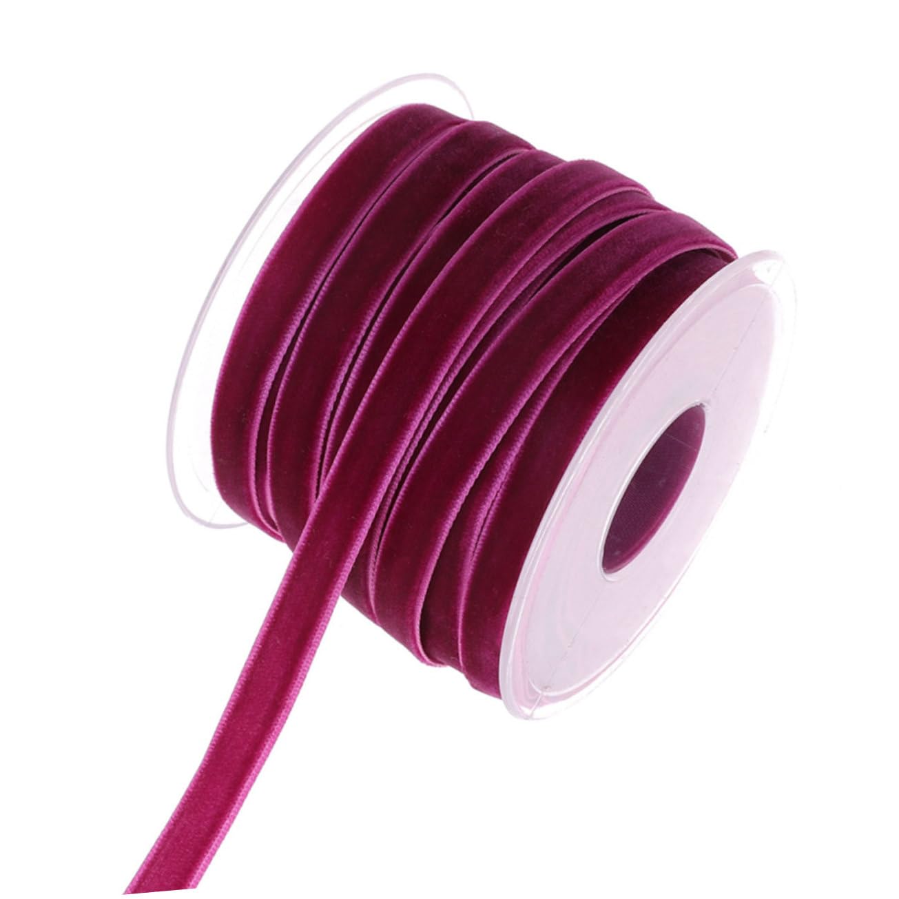 Tofficu 3rollos Cinta De Terciopelo De Yardas Para Manualidades y Decoración Color Para Bodas y