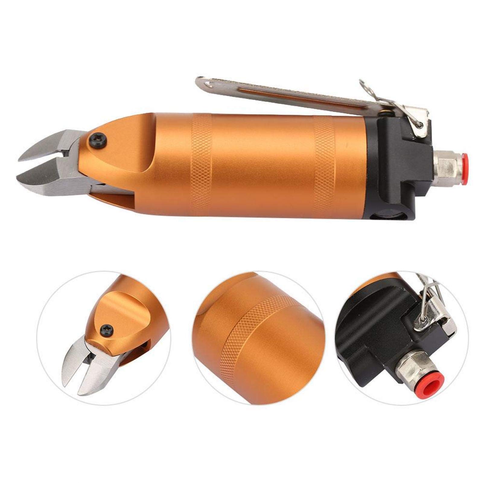 Forbici pneumatiche, utensile da taglio pneumatico, pinza pneumatica portatile in acciaio legato, per elettricista di produzione di linee di assemblaggio su larga scala(HS20-S5)