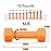 Portzon 10 Colors Options Compatible with Set of 2 Neoprene Dumbbell,1-20 LB, Anti-Slip, Anti-roll, Hex Shape