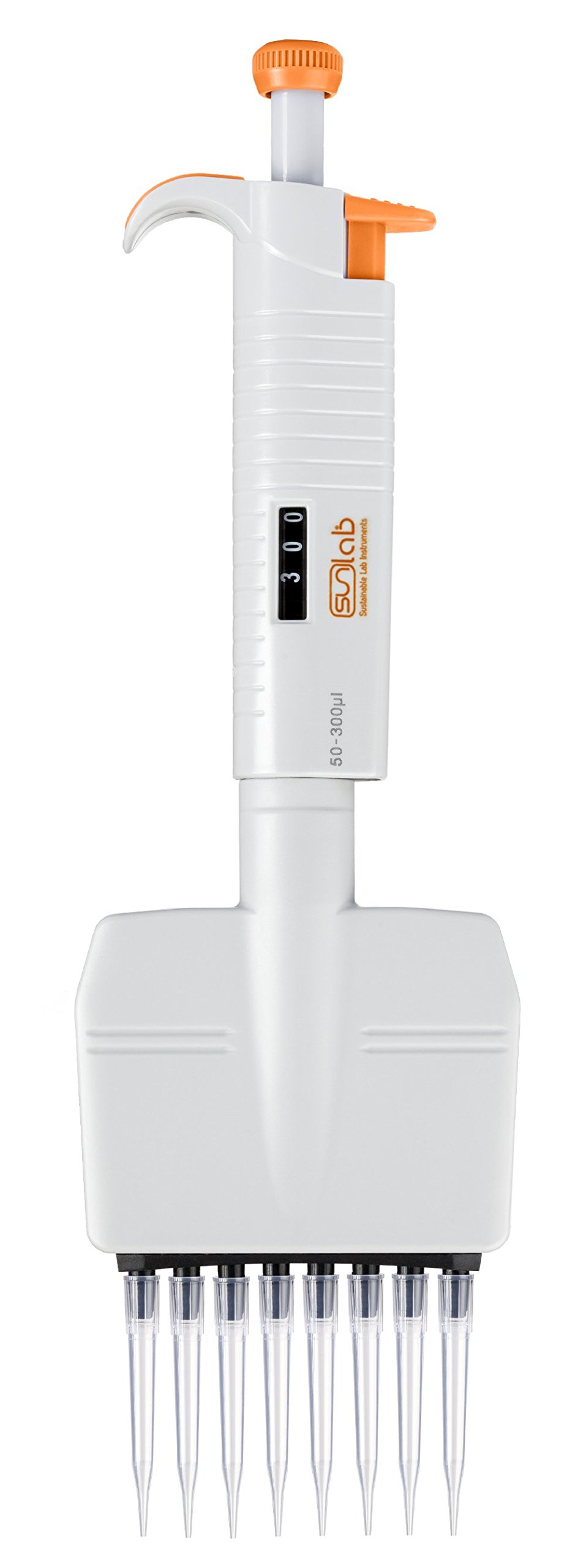 sunLab Mikroliterpipette, 8 Kanal, Mechanisch, 0.5-10µl Kapazität