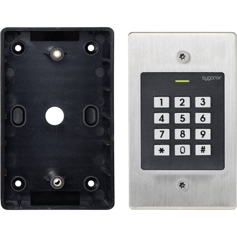 sygonix SY-4760956 Code-Tastatur mit RFID-Unterputzmontage, 12 V/DC, 18 V/DC, IP66