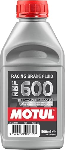 Motul RBF 600 Brake Fluid DOT 4 – Racing & High Performance 100% Synthetic Brake