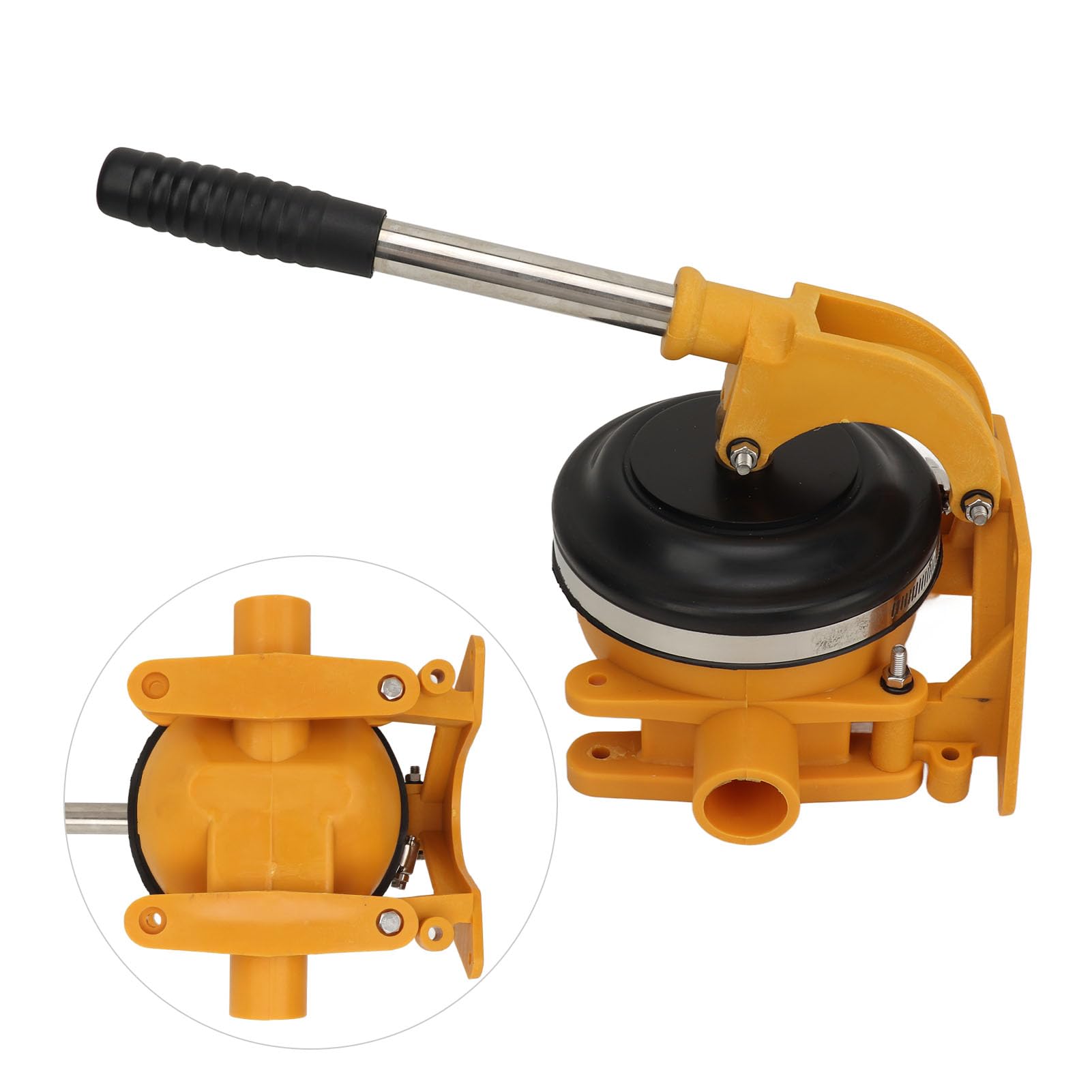 Luocute Pompa di Sentina Manuale per Barche, USCITA 32 Mm Pompa di Trasferimento delle Acce Reflue di Sentina Manuate per Barche Uso Versatile, di Trasferimento Lelle Acce