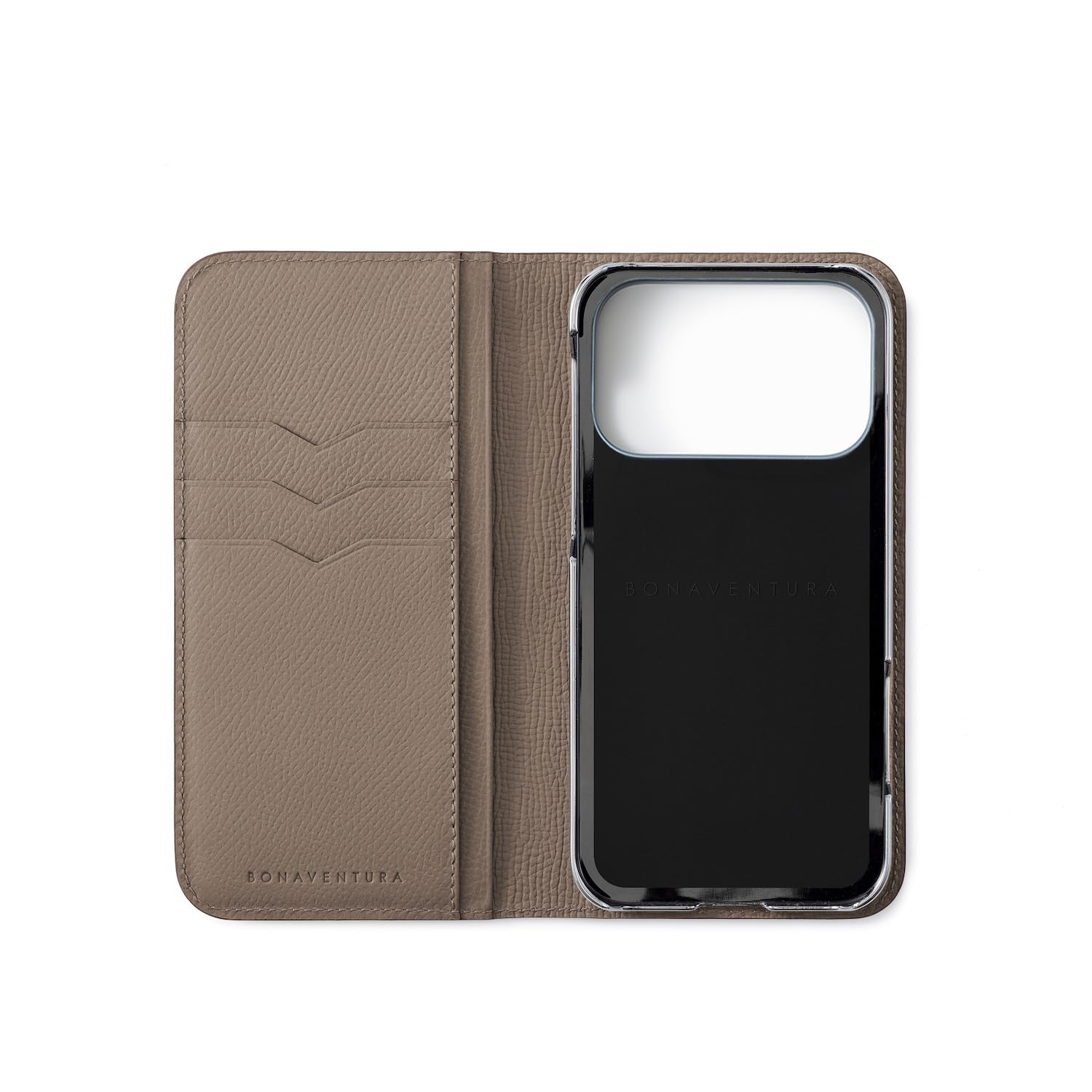 美品 超美品︎ボナベンチュラ iPhone17proケース ブラック BONAVENTURA