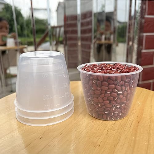 Miniatura 3 de Paquete de 4 tazas medidoras transparentes  5.4 fl oz, taza de ingredientes secos, reemplazo de taza de olla de arroz