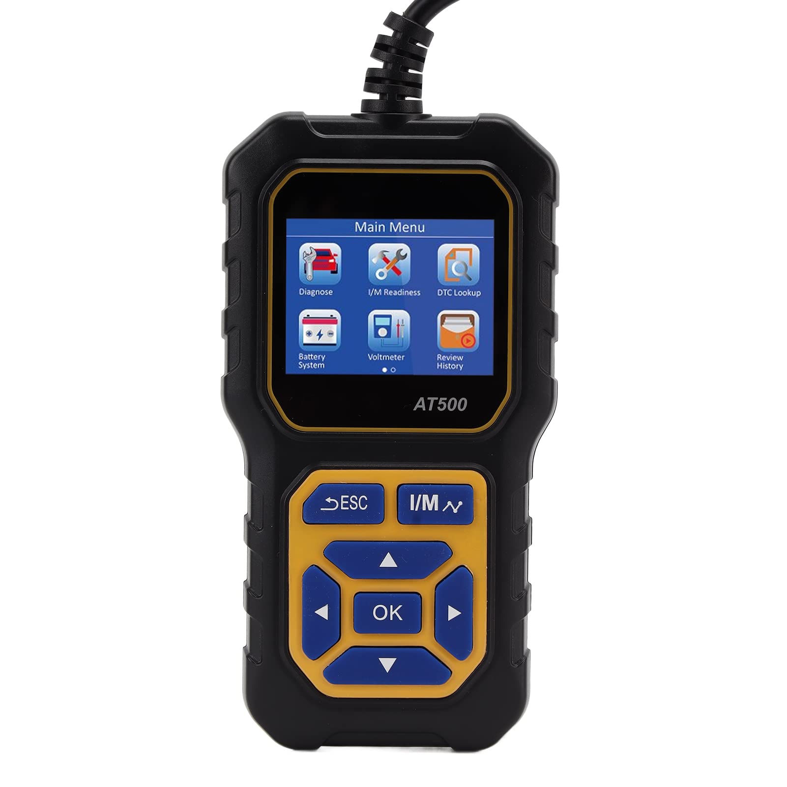 Cocoarm OBD-Scanner, ABS-Codeleser mit Klarem Display, Kompakt, 236 G, Schnelles, Genaues Auto-Diagnose-Scan-Tool für Fahrer, Zuhause, Garage, Armaturenbrett-Nutzung