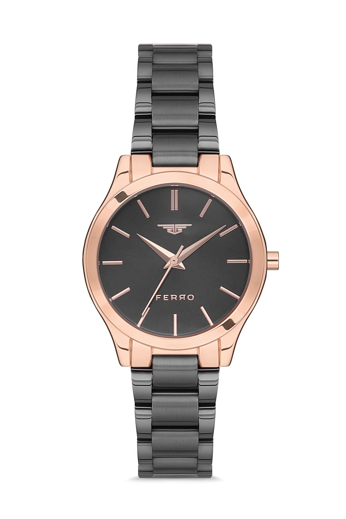 Ferro Analog Gray Dial Womens Watch-F21121A-1153-Q (B09RWM26FV) Amazon Price History, Amazon Price Tracker