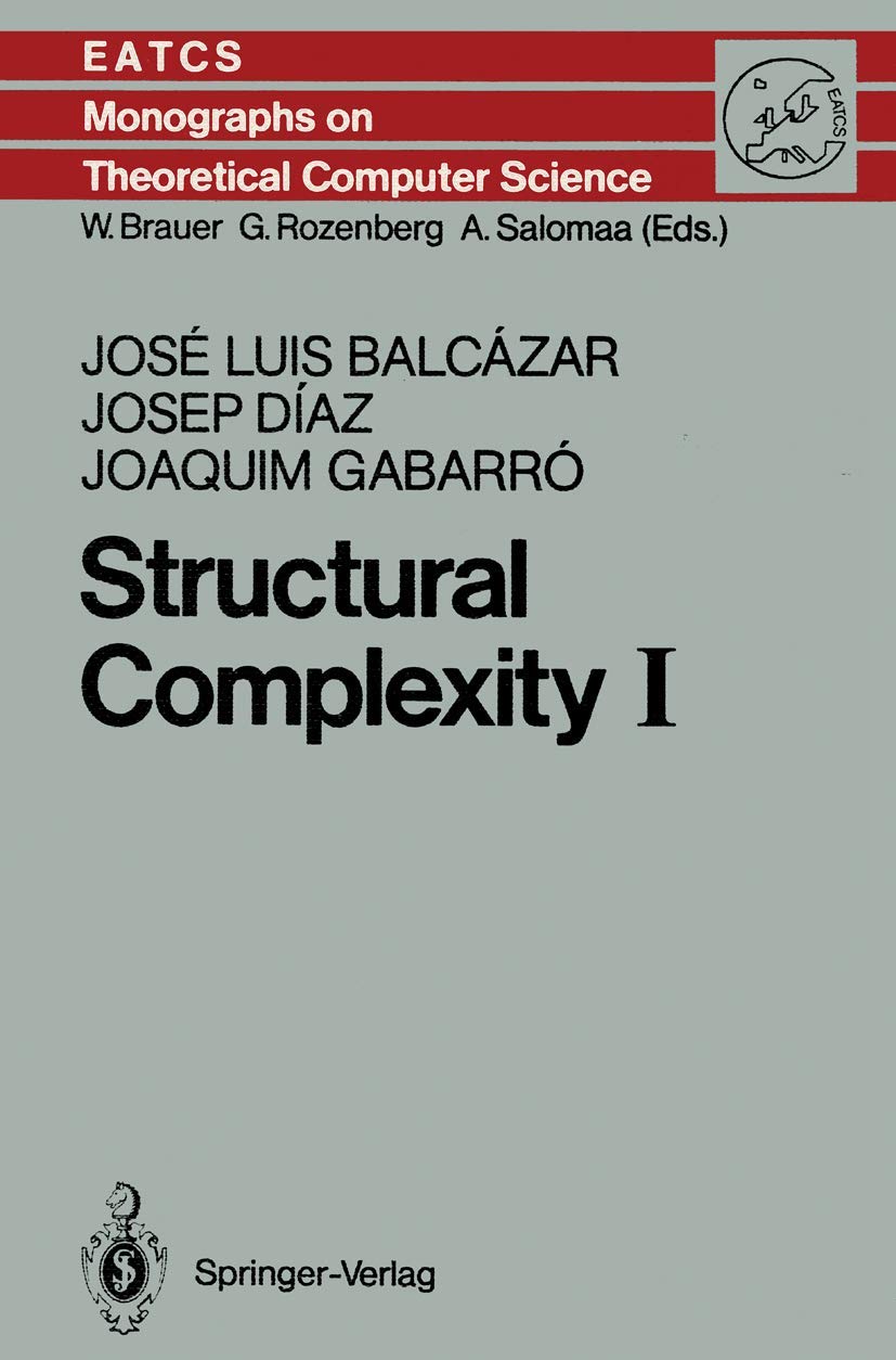 Buy Structural Complexity I — BookShops.in