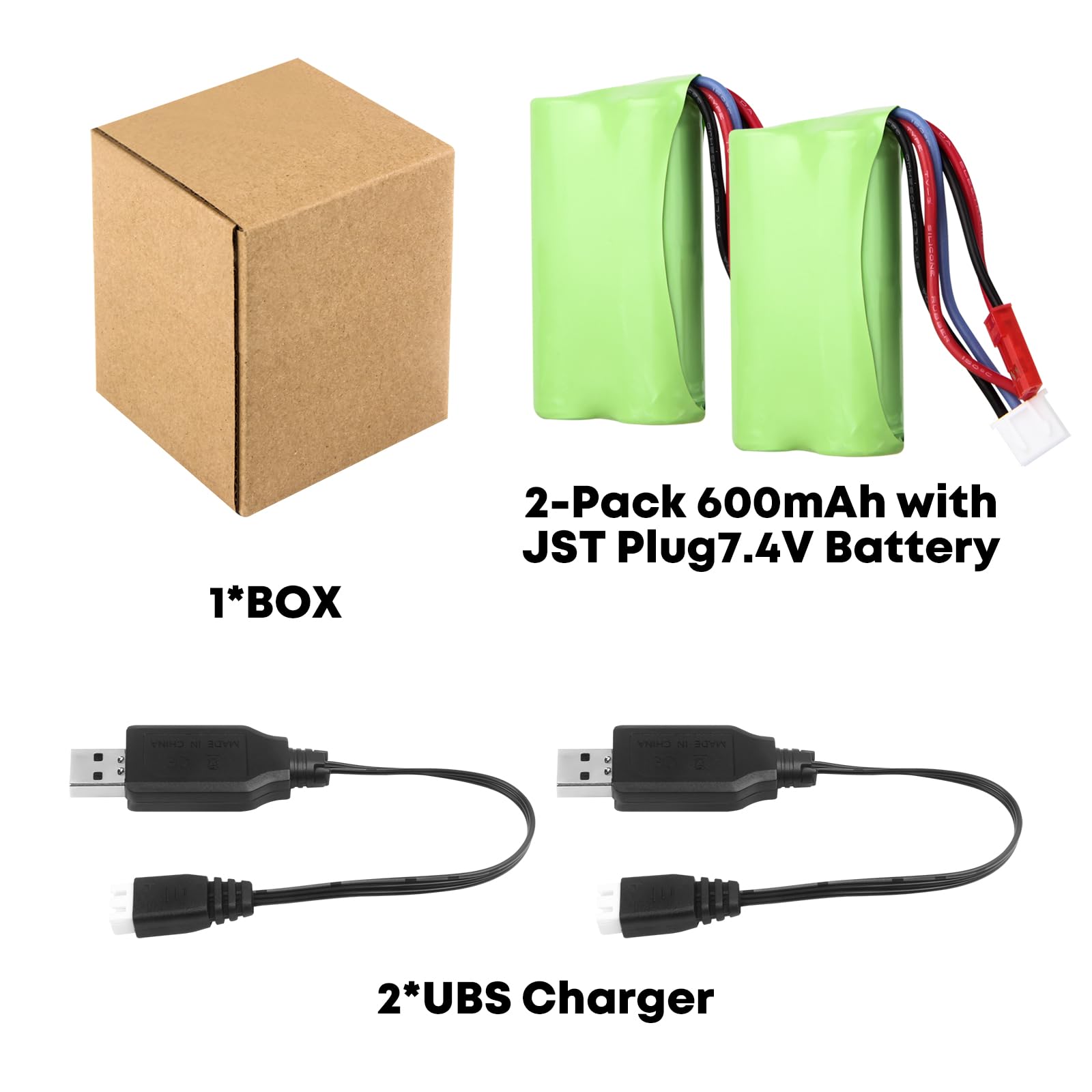 Amazon.com: Battery for JM-X2 JM-X5 7.4V Li-ion Battery 600mAh 2