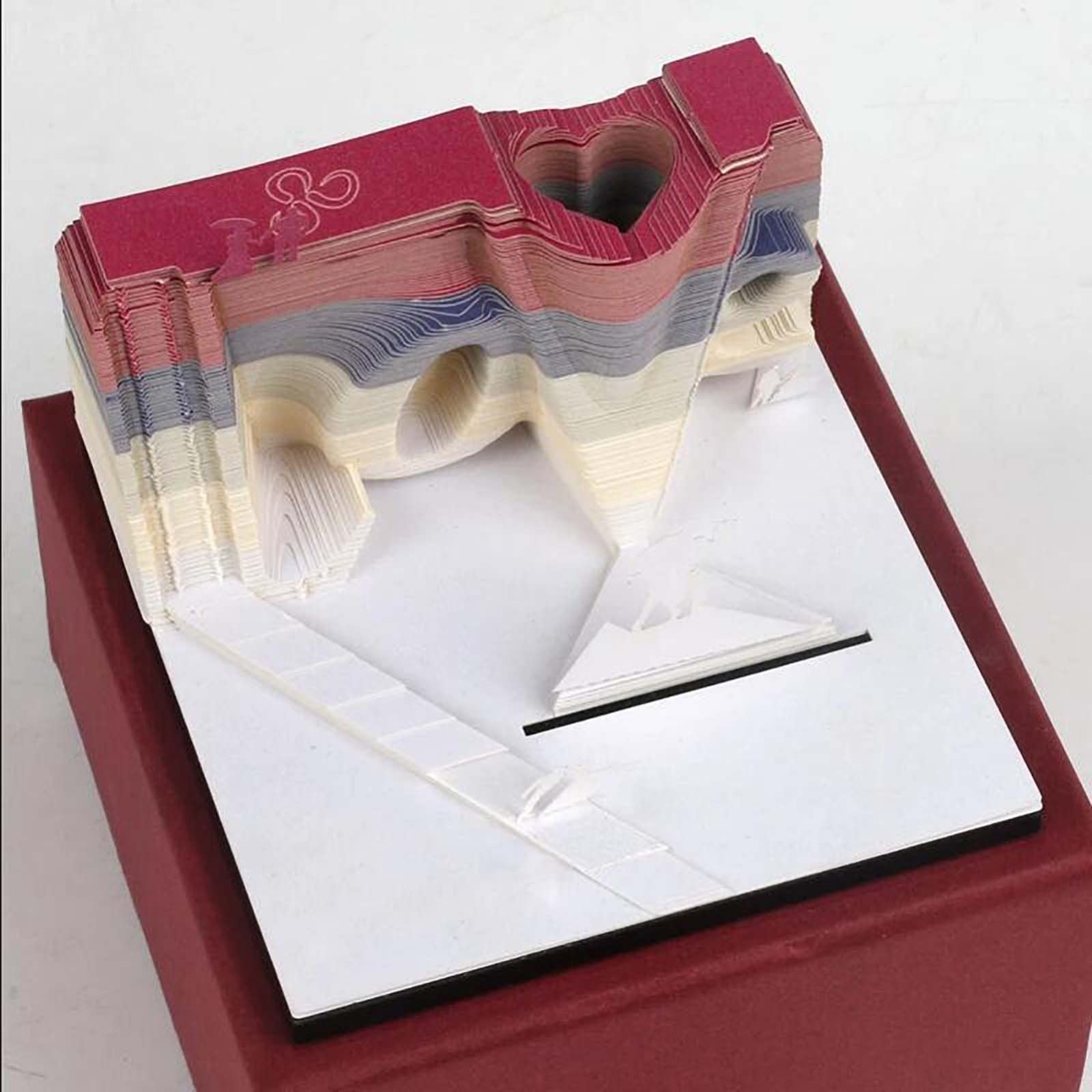 Bloc-Notes 3D Kawaii Bloc-Notes Cadeau de Mariage Invité Décoration de la Maison Ornement Bloc-Notes en Papier Little Surprise