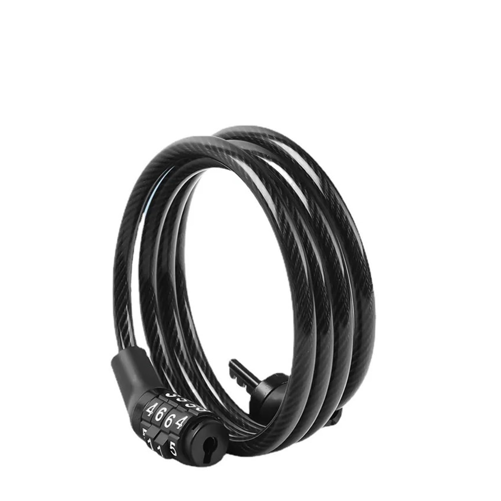 Hxpfvcbhs 1Pcs Bicycle Lock 4 Digit Code Anti-Theft Lock Bike Security Steel Cable Cycling Bicycle Lock