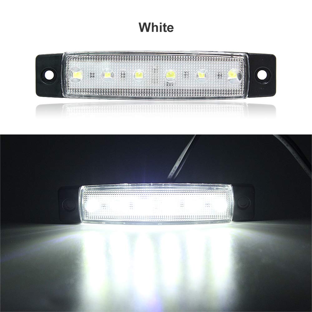 Luces Laterales De Camión Por Unidad Roja