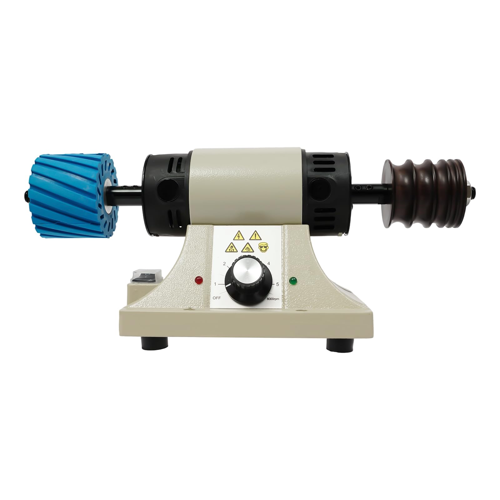 Pulidora de piel 350 W, lijadora de cantos, 0-8000 rpm, pulidora de piel, con 6 bandas de lijado, pulidora Edge para monederos, pulseras de reloj
