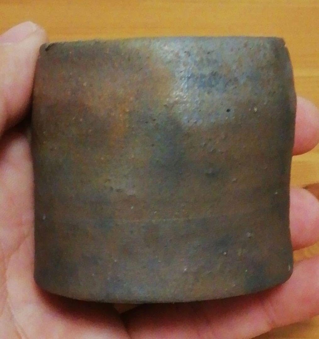 金重道明作　備前焼　伊部　竹　蓋置　共箱　略歴付　茶道具 Amazon.co.jp: 金重道明作 備前焼 伊部 竹 蓋置 共箱 略歴付
