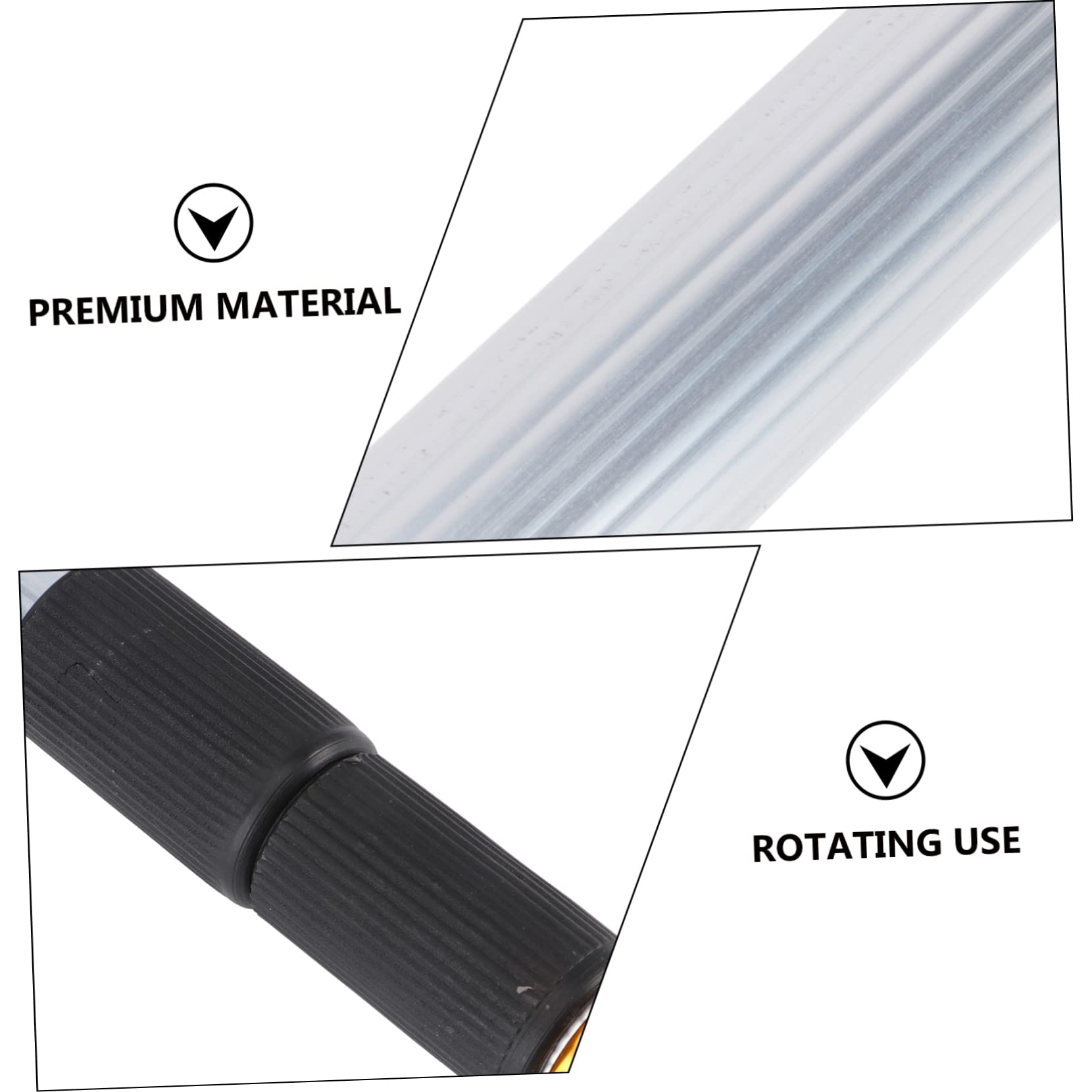 Cueilleur de Fruits Télescopique en Alliage D’Aluminium 3 Sections pour Jardin, Ramasse-Noix Portable roulettes, Outil Multifonction pour Récolte Facile et Rangement Compact