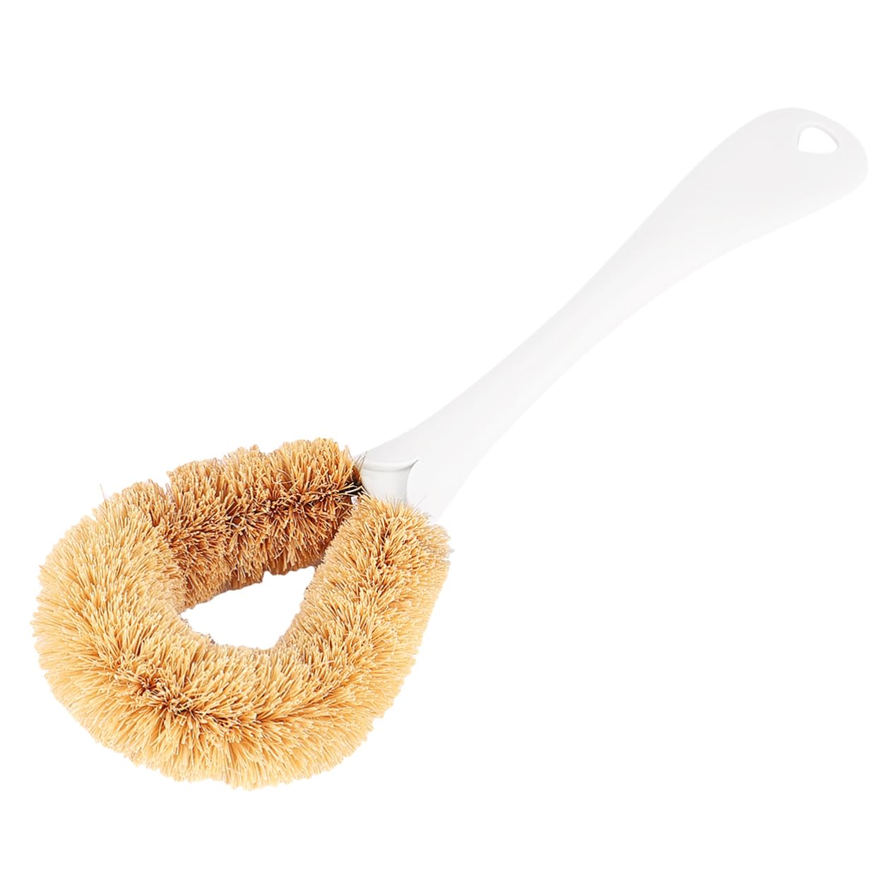 CLISPEED Coconut Fibre Pot Brush Dish Scrubber Sponge Bristle Brush for Dishes Comfortable Storage