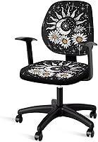 Vista 40 de Fundas para silla de oficina Galaxy - 2 fundas para sillas de escritorio, invitados y juegos, universal, elásticas