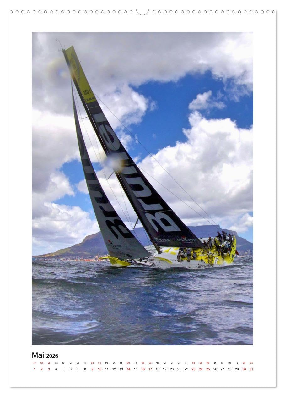 Segeln - auf Kurs (hochwertiger Premium Wandkalender 2026 DIN A2 hoch), Kunstdruck in Hochglanz: Traumhafte Bilder von Segeltörns rund um den Globus (CALVENDO Sport)