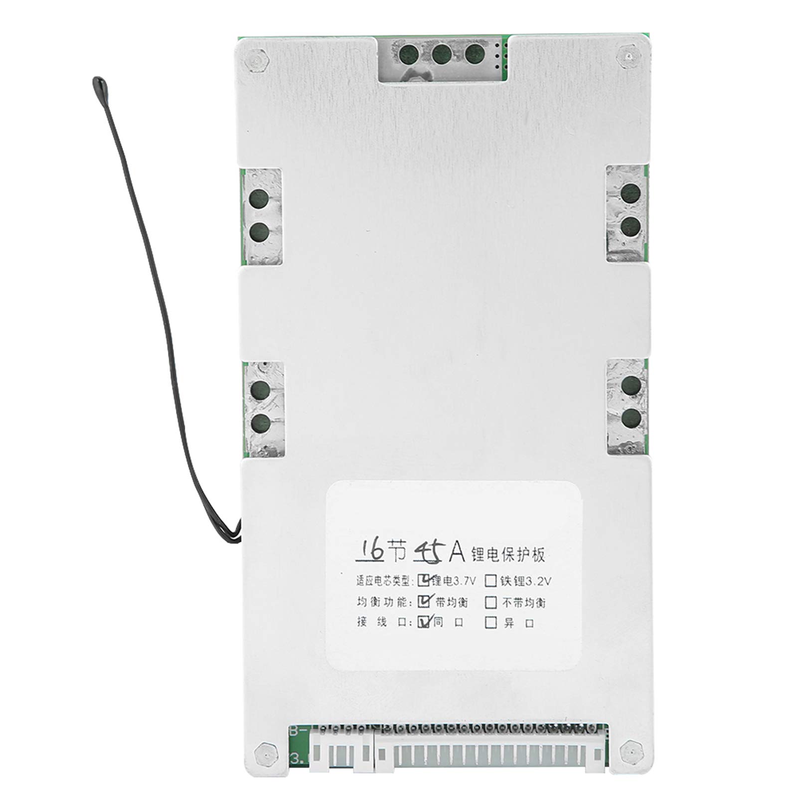 Carga de batería de litio, tarjeta BMS 60V 16S BMS 16S 16S 45A, tarjeta de protección de celda de batería BMS Li ion, tarjeta de carga de batería de litio, módulo de cargador de tarjeta de