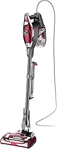 Shark HV322 Rocket Deluxe Pro Corded Stick Vacuum with LED Headlights, XL Dust Cup, Lightweight, Perfect for Pet Hair Pickup, Converts to a Hand Vacuum, with Pet Attachments, Bordeaux/Silver