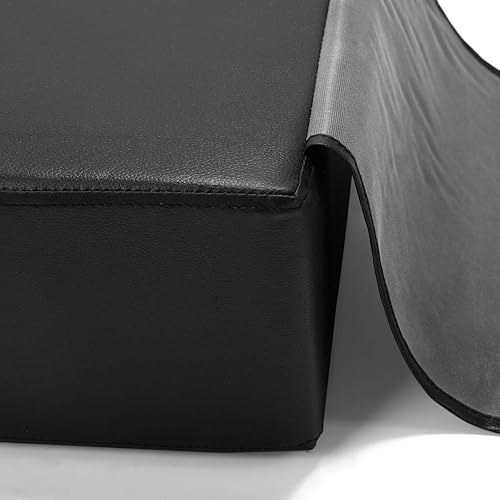 Vista 6 de PENNYNANA Salon Booster Seat Leather Cushion for Kids Child Hair Cutting, Oversize Barber Booster Seat for Salon Styling Chair, Barber Beauty Spa