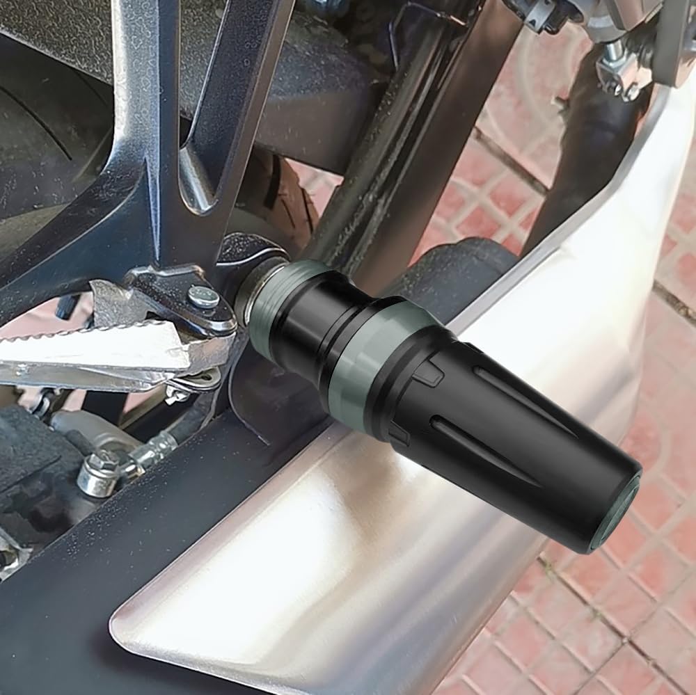 Motorcycle Exhaust Sliders Crash Protector Compatible with Honda Rebel 500 300 2025 2024 2023 2017-2022 | Frame Slider Falling Protection CMX500 CMX300 Accessories (Gray)