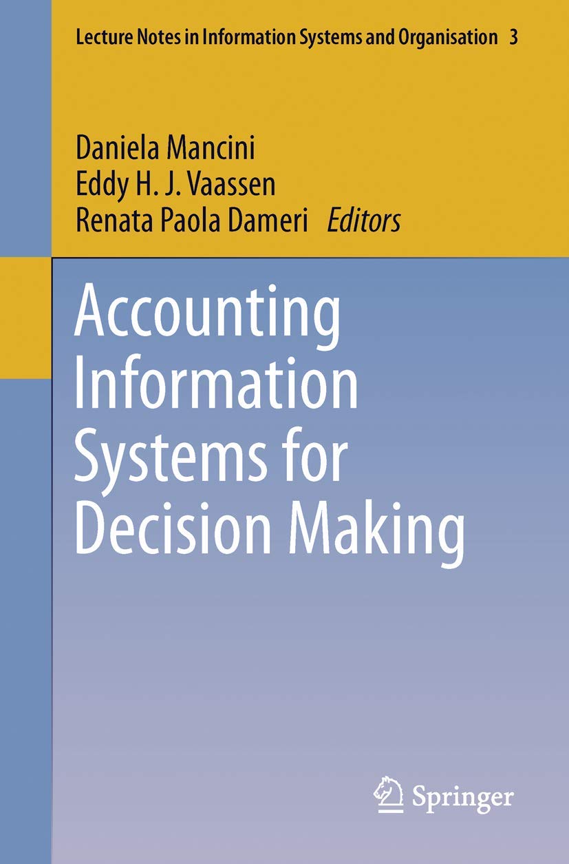 Accounting Information Systems for Decision Making: 3