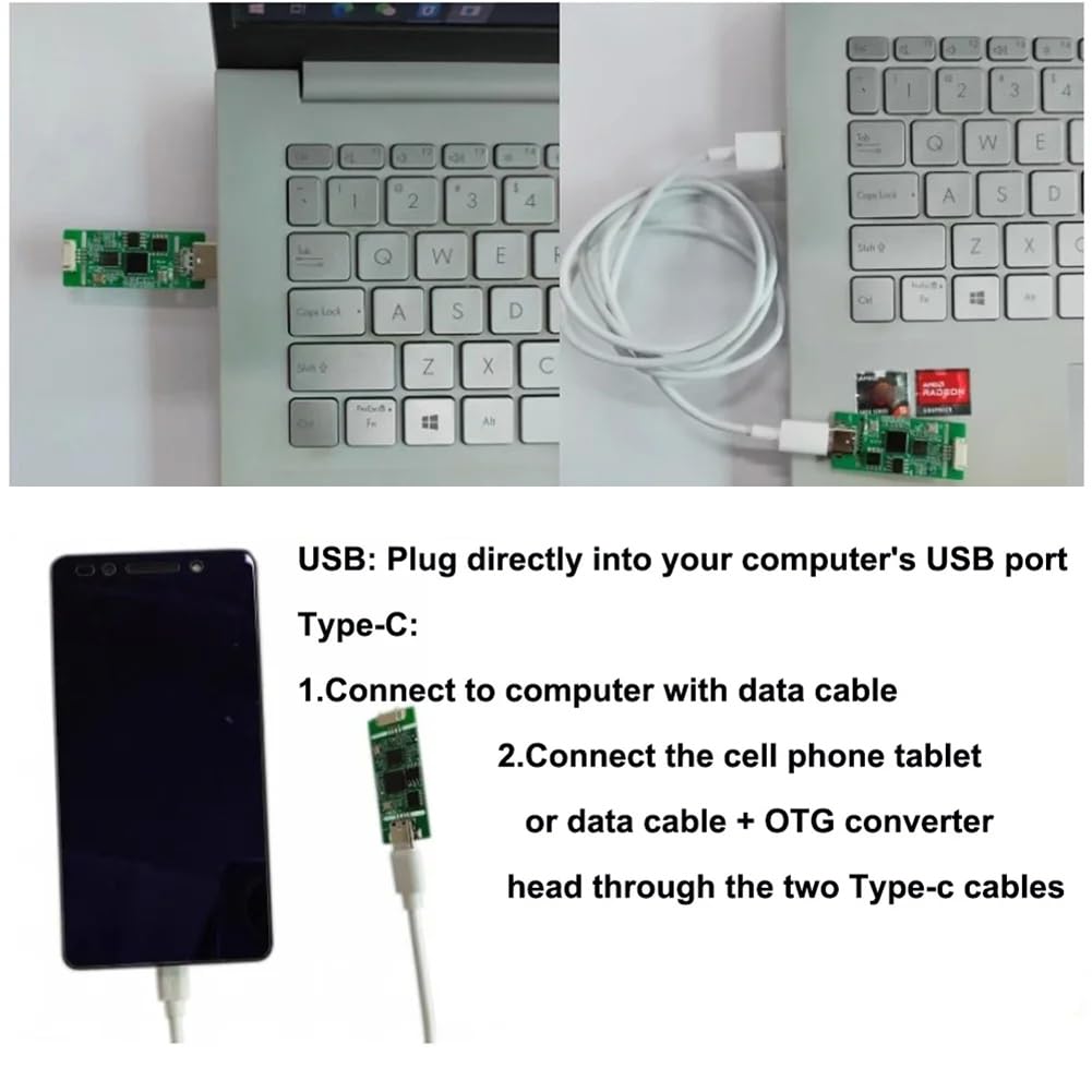 AHD À USB Acquérir Signal Analogique À Module Caméra USB Numérique d'AHD À Module Type-C unité UVC pour Android Installation Simple (A)