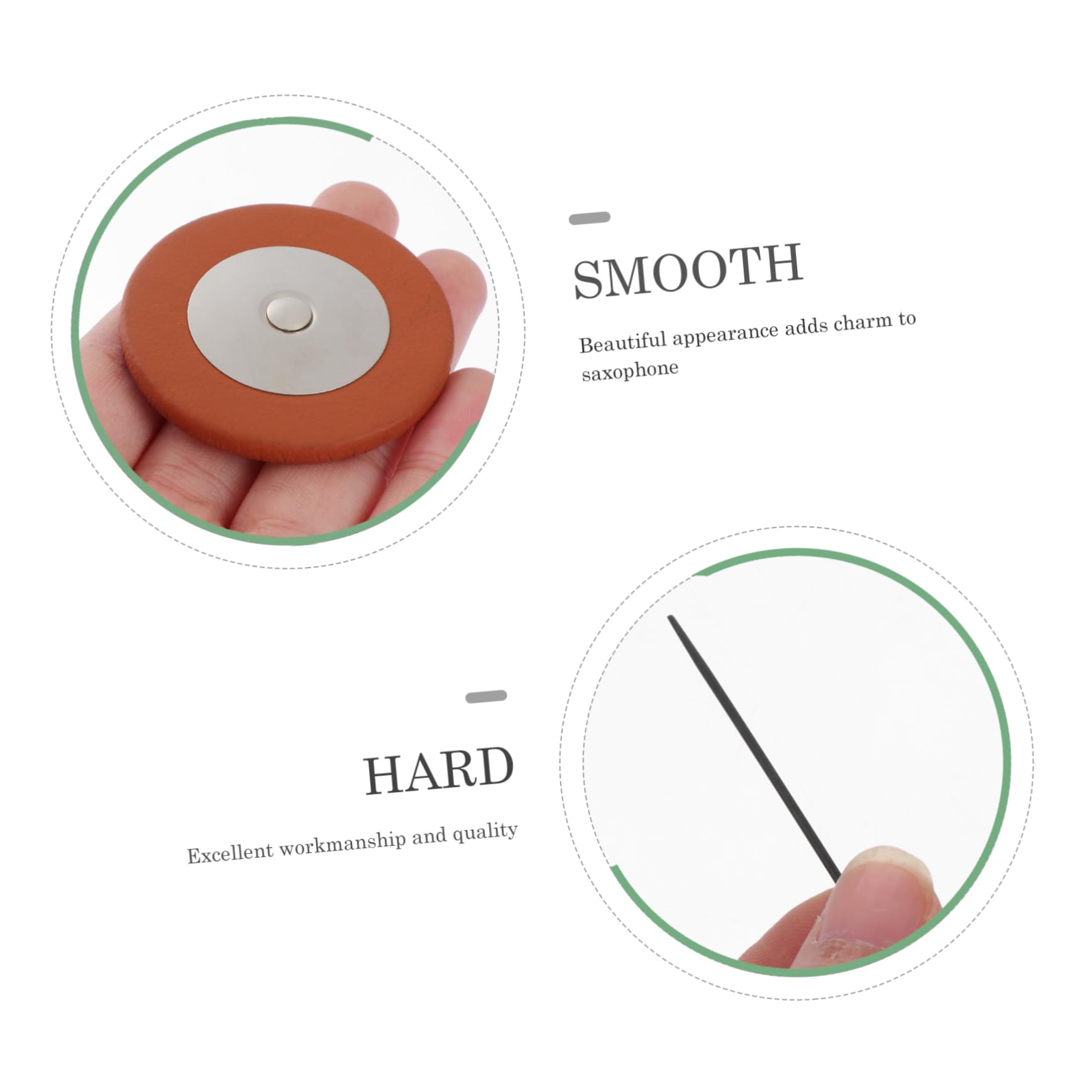 HEMOTON Kit di Riparazione Sassofono Contralto Viti e Cuscinetti in Pelle e Metallo Completo Molle Accessori per Riparazione Strumenti Set Strumenti per Manutenzione Sax Colore Casuale