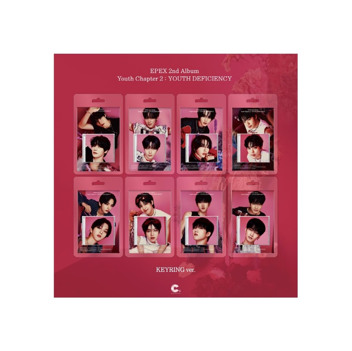 EPEX - Vol.2 Youth Chapter 2 : Youth Deficiency [Keyring ver.] (MU ver.)