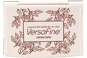 Tsukineko Full-Size VersaFine Instant Dry Pigment Ink, Vintage Sepia