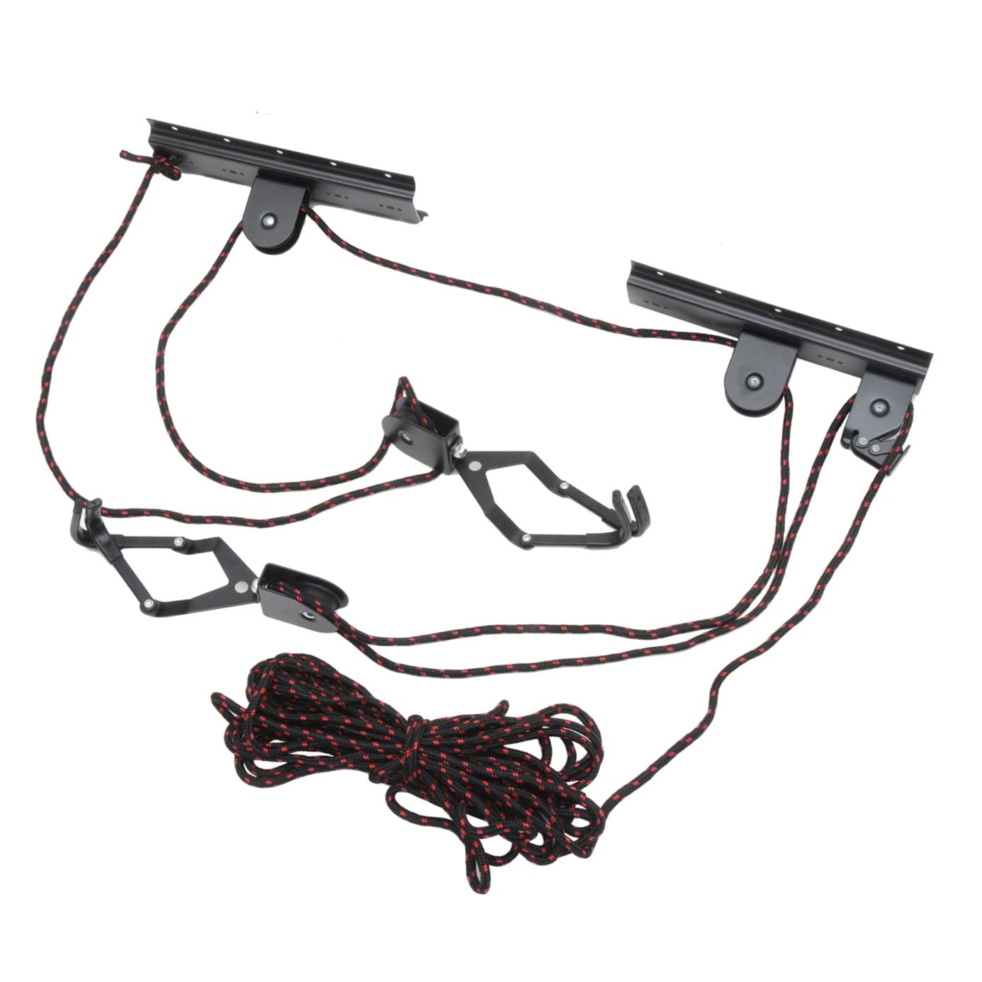 Healeved Soporte Bicicleta Pared de Entusiastas del Ciclismo Color Aleatorio Negro de Acero y Abs Ligero con Superficie Lisa para Colgar Bicicletas en Garaje Interior