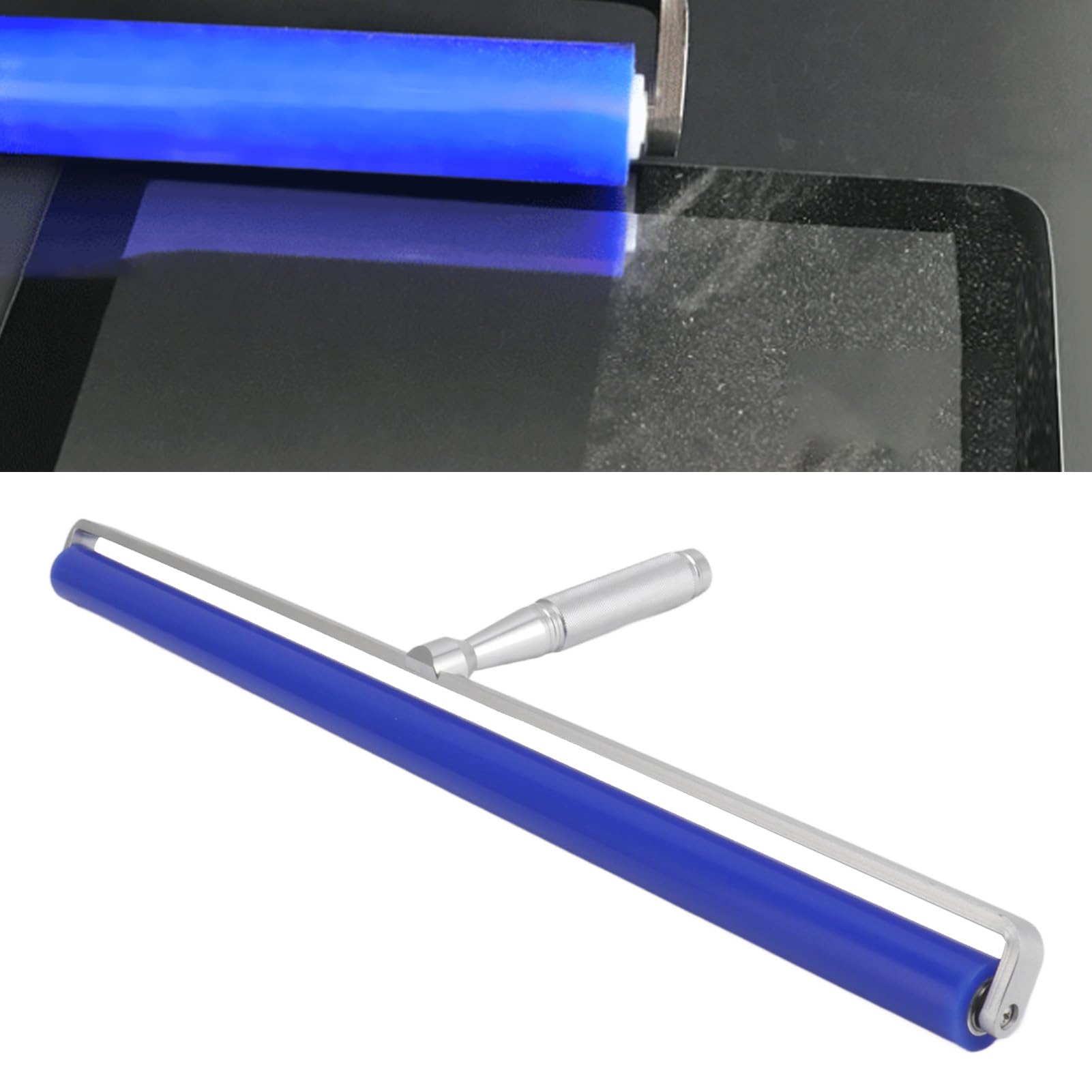 Changor Rouleau de Nettoyage en Silicone, Rouleau Collant Anti-poussière d'électricité Statique, Texture Antidérapante, Opération Facile pour l'élimination des Fibres de Squames