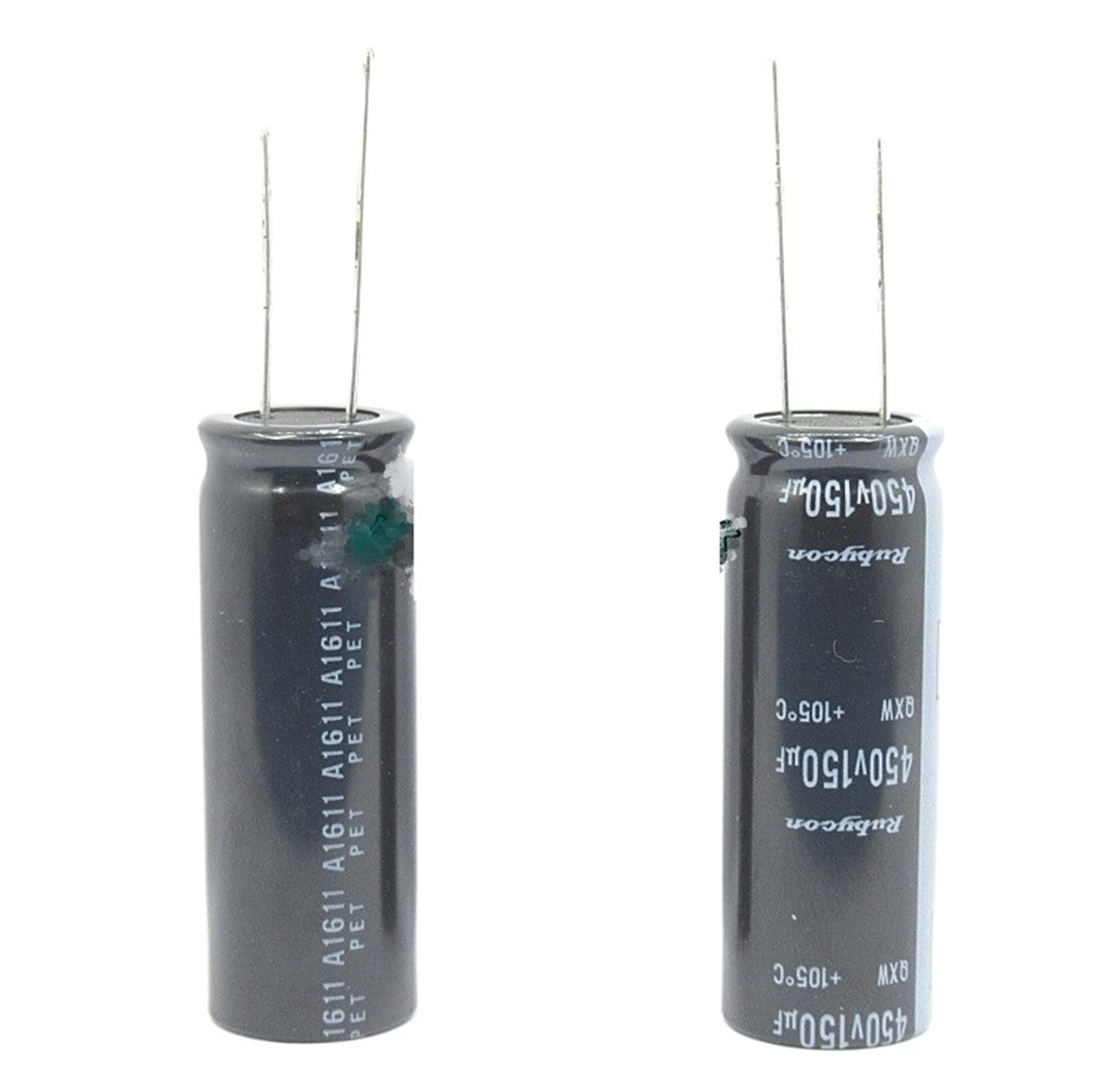 2pcs 450v 150uf condensatore elettrolitico originale capacità radiale 16x45mm
