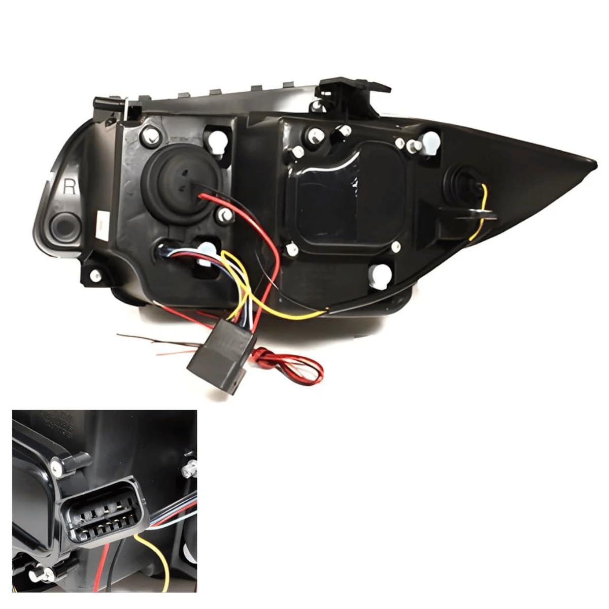 LED Angel Eyes Scheinwerfer Set für BMW 1er E87 E81 E82 E88 2004-2011 schwarz