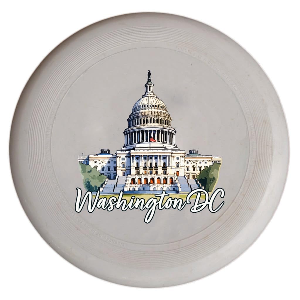 Washington DC Design E Souvenir Flying Disc 2-Pack