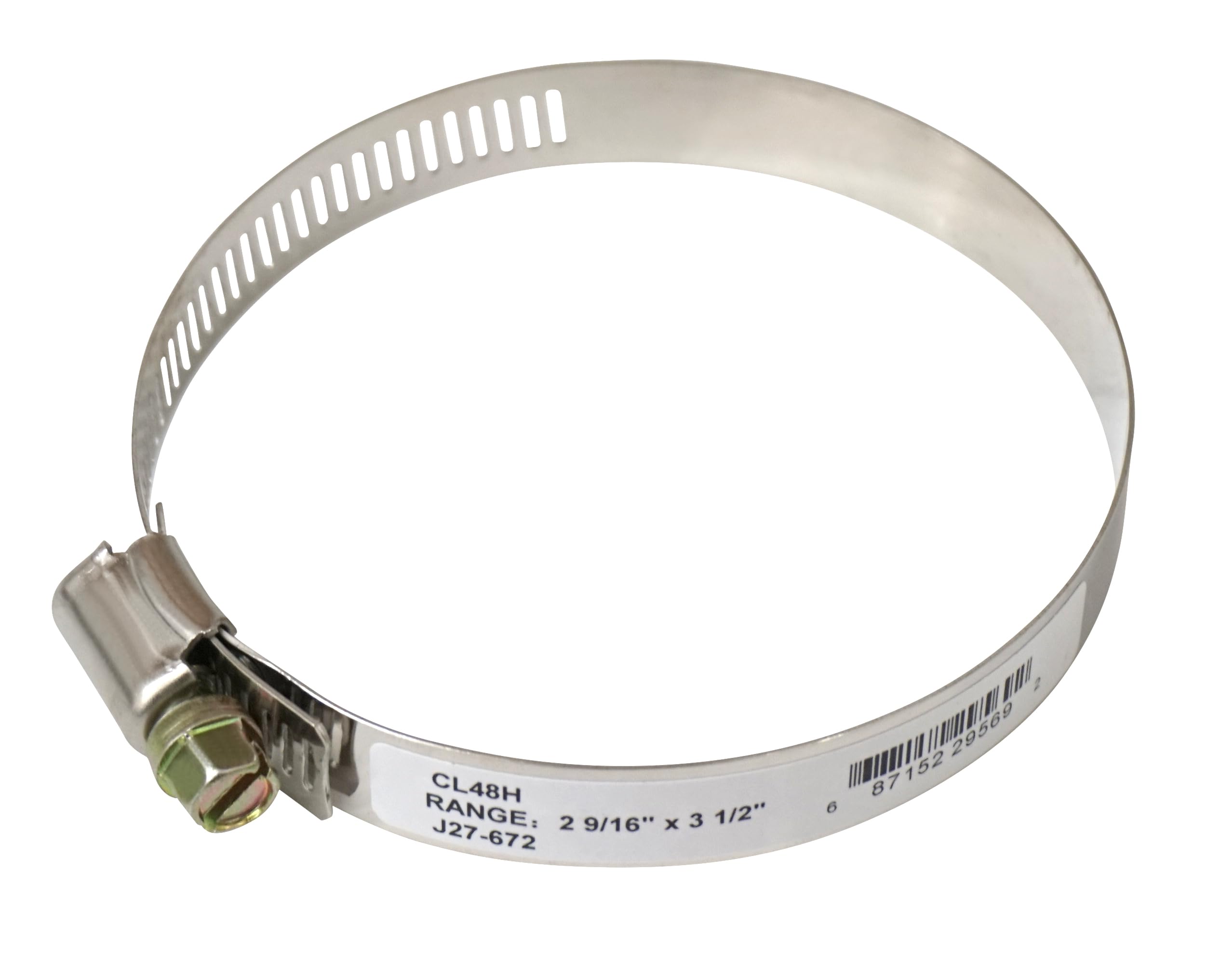 Supco Stainless Steel Hose Clamp, 2-9/16
