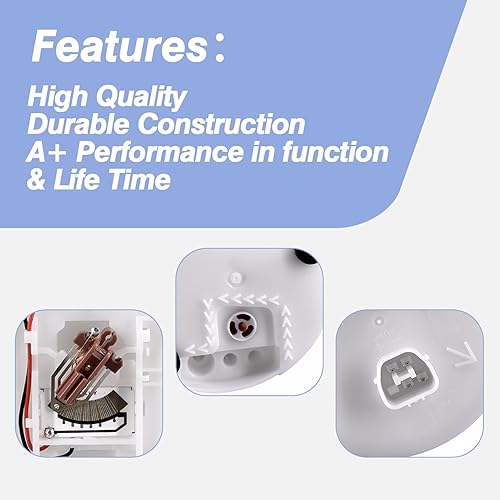 Miniatura 4 de CULMKARI Conjunto completo de bomba de combustible para carrito de golf 2016-2019 Club Precedent Onward'S & Tempo con sistemas de combustible EFI