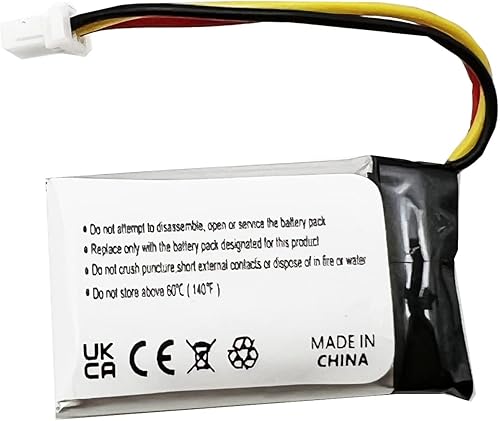 Miniatura 2 de Batería de repuesto para Nest Hello NC5100US C1241290 Timbre de video con cable 1ICP71726 (280mAh3.7V)