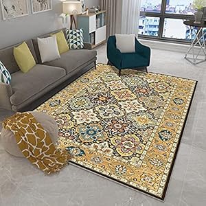 Perzische Stijl Super Zachte Flanel Antislip Tapijt 3D Printen Woonkamer Slaapkamer Tapijt Woondecoratie Mat W11370…