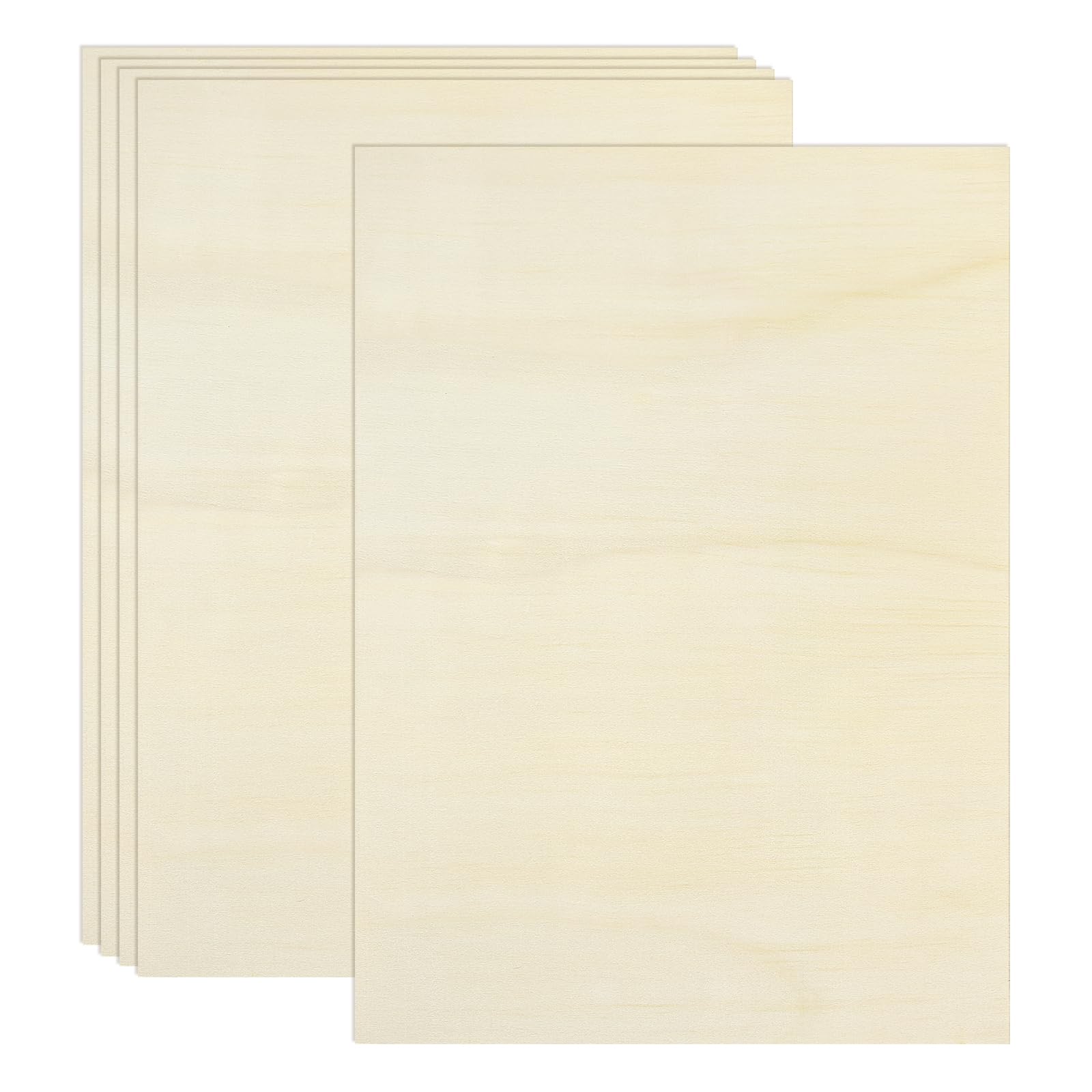 QUARKZMAN 5 Fogli Compensato A3x1.5mm, 420x300mm, Pannello Compensato di Bosso, Pannelli in Legno per Taglio Laser, fai da te, modellismo, arte e artigianato