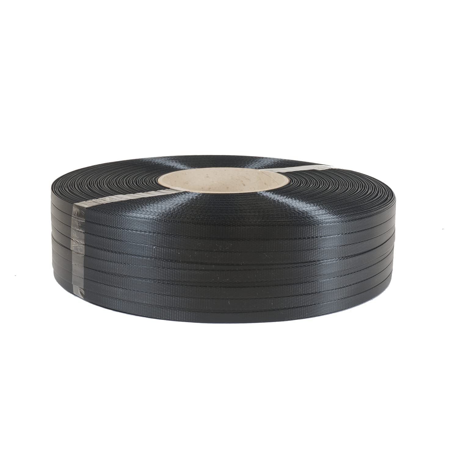 Cinta de fleje de polipropileno PP 13 mm x 0,8 mm 150 mm 1200 m Negro