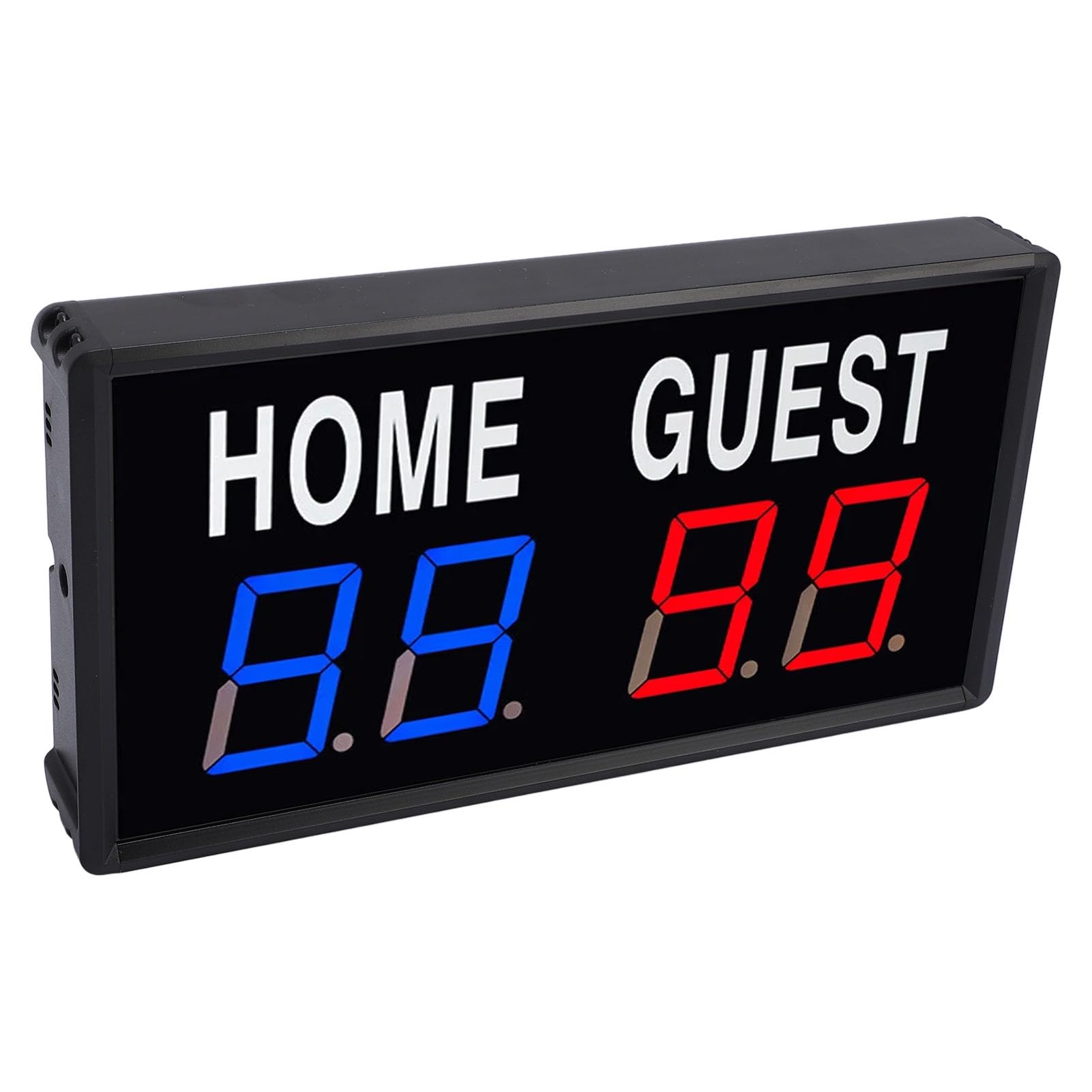 CHICIRIS Tabellone Segnapunti Digitale, Orologio Elettronico a LED con Segnapunti con Telecomando, Design Portatile per Sport di Basket e Badminton